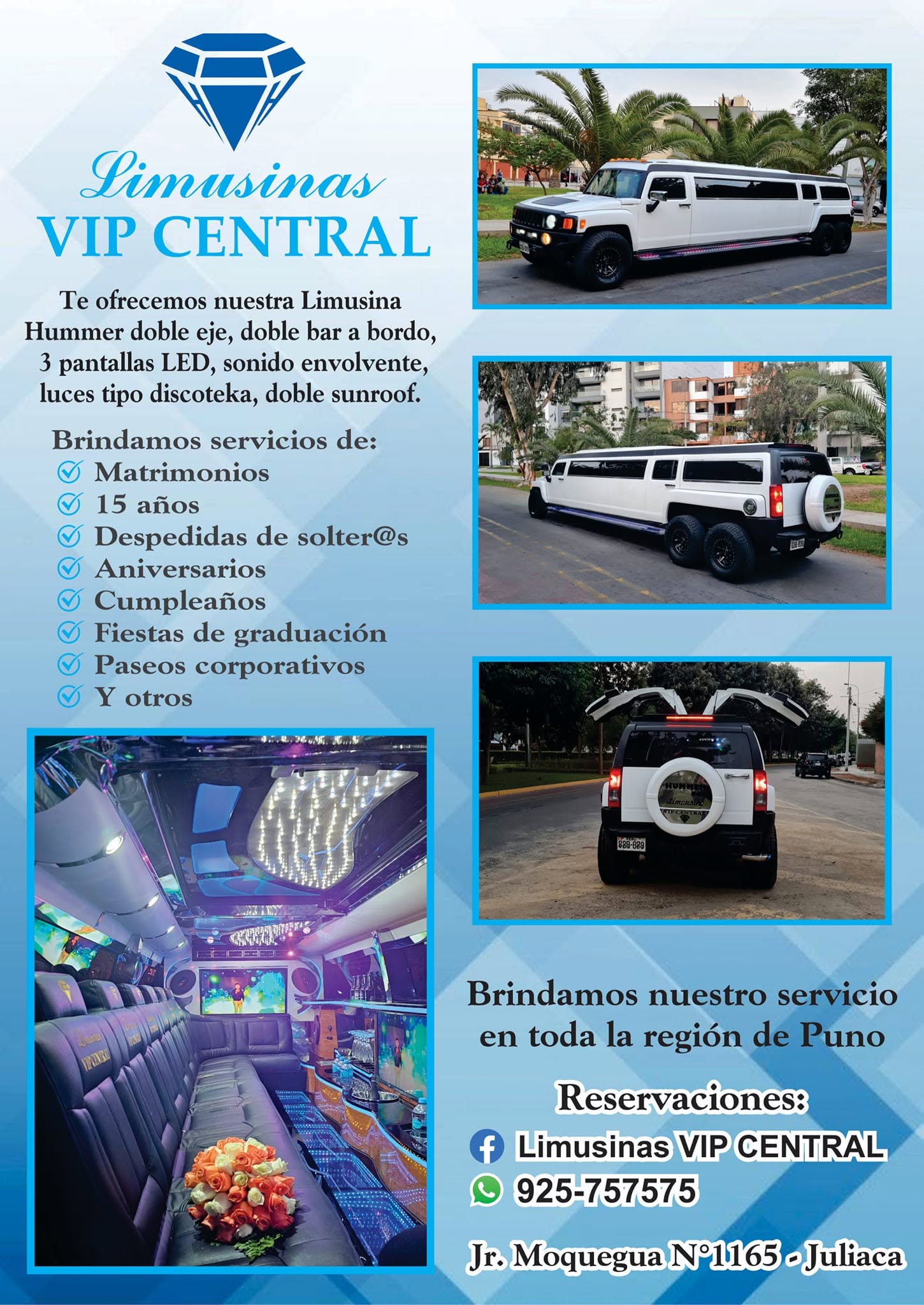 Limusinas VIP Central